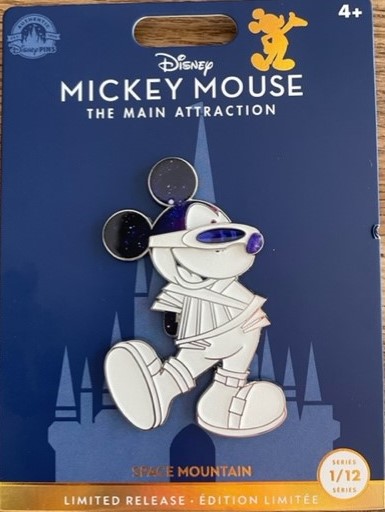 Disney Minnie Mouse The Main Attraction Space Mountain Pin Set (# 1 of 12)